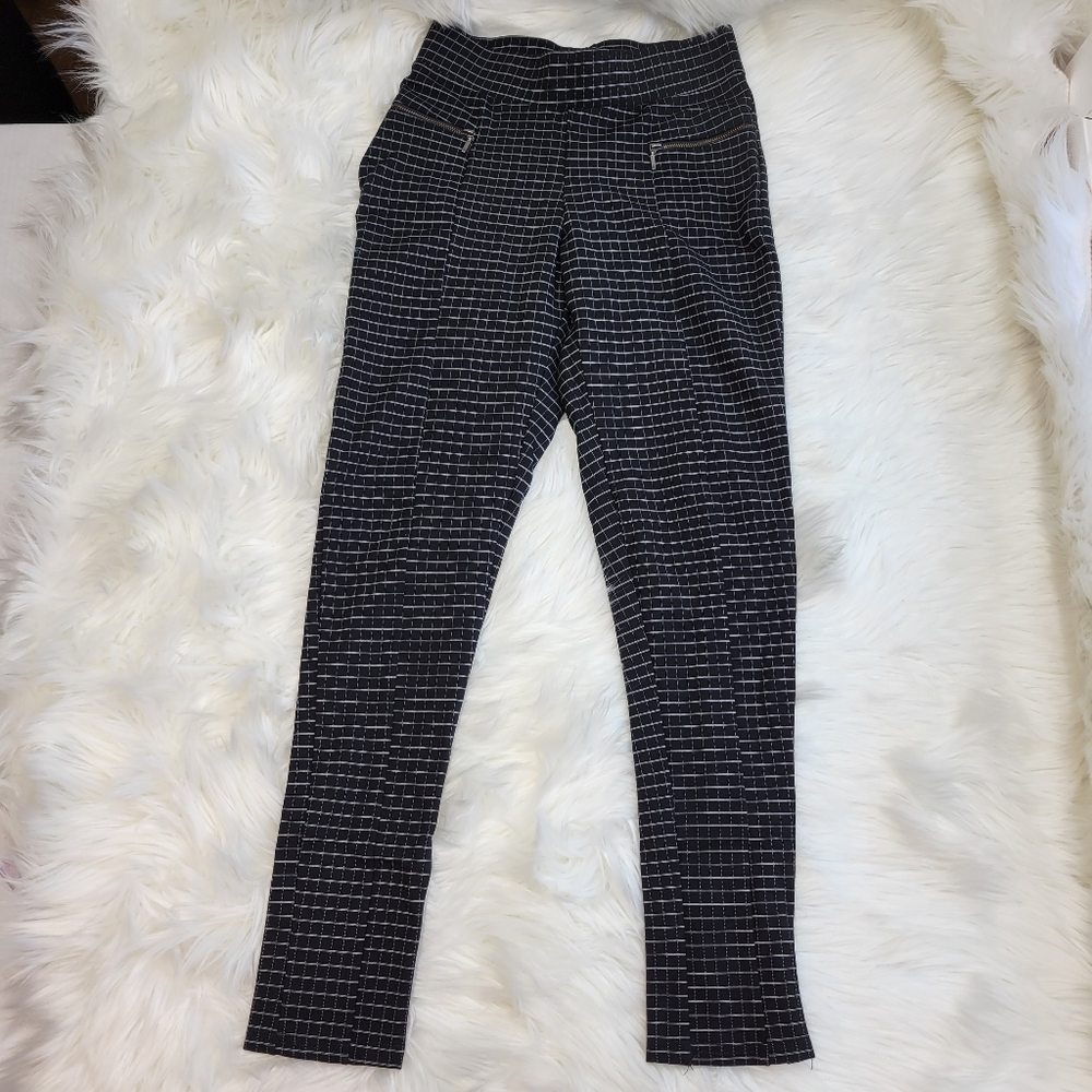 Lark + Grey plaid formal legging pants